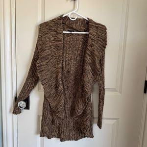 Apt 9 size large taupe tweed ladies sweater